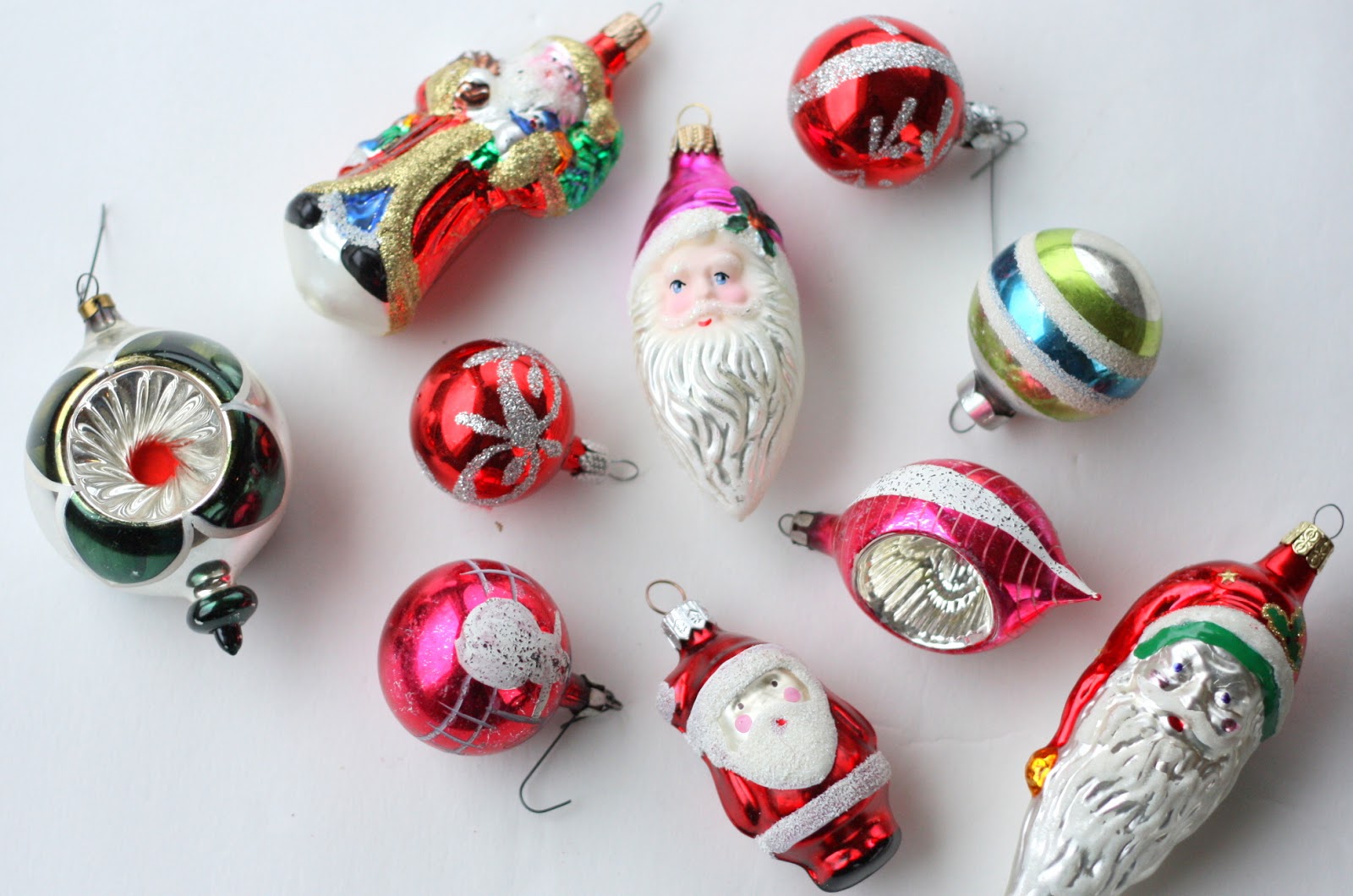 Vintage glass ornaments discount
